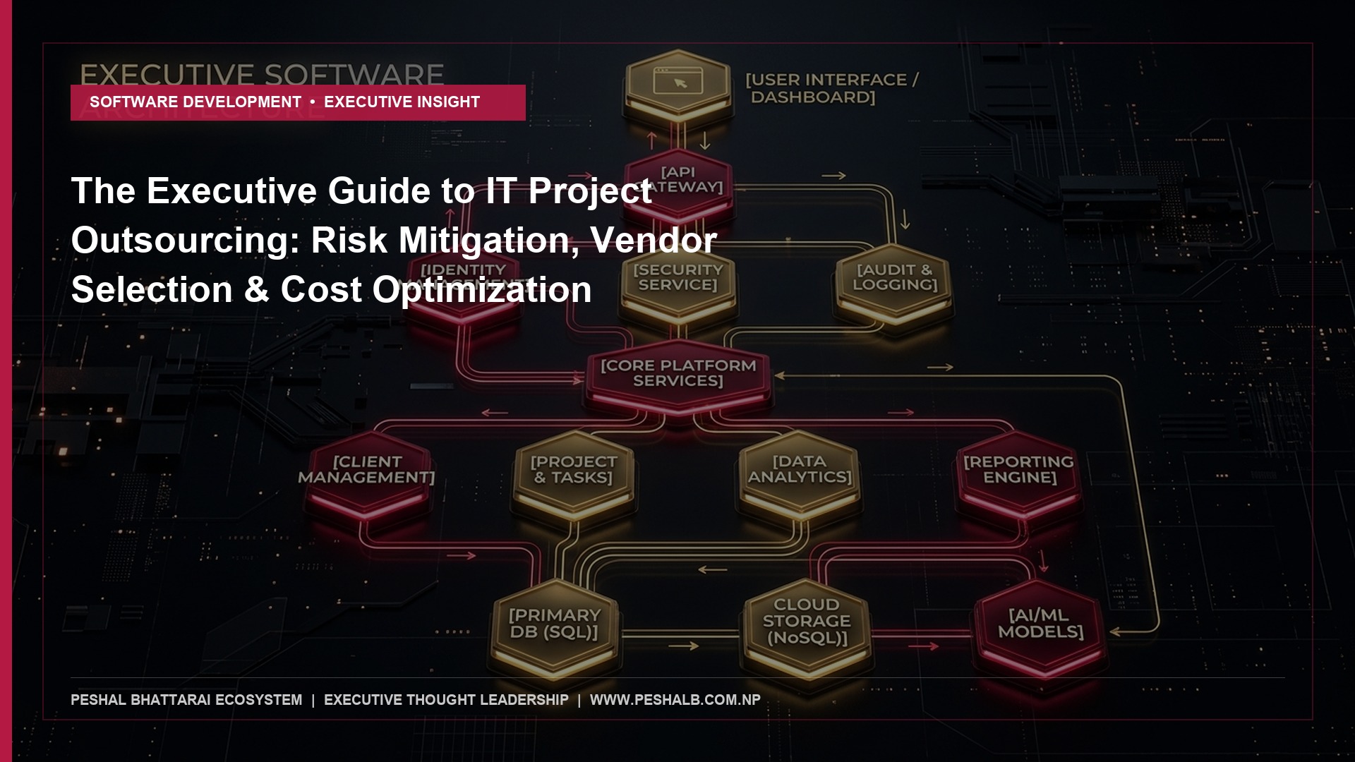The Executive Guide to IT Project Outsourcing: Risk Mitigation, Vendor Selection & Cost Optimization - Peshal Bhattarai Executive Thought Leadership
