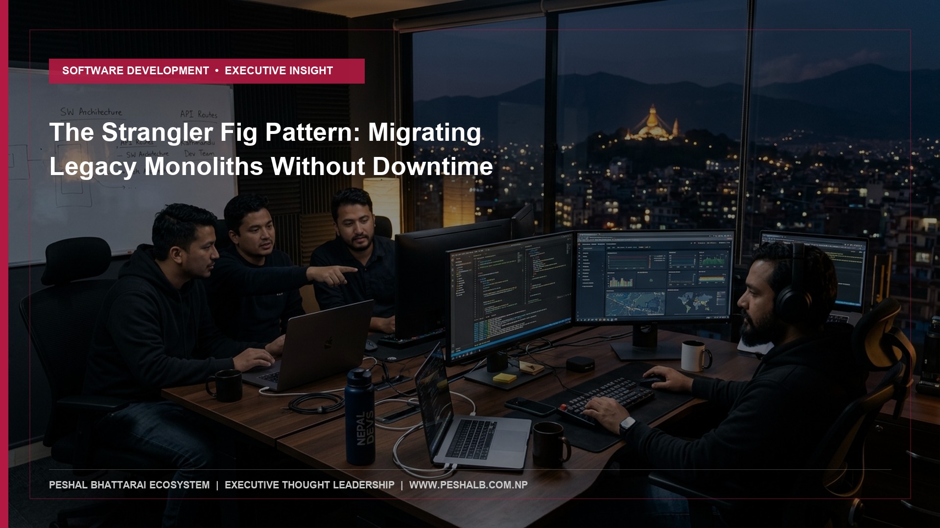 The Strangler Fig Pattern: Migrating Legacy Monoliths Without Downtime - Peshal Bhattarai Executive Thought Leadership