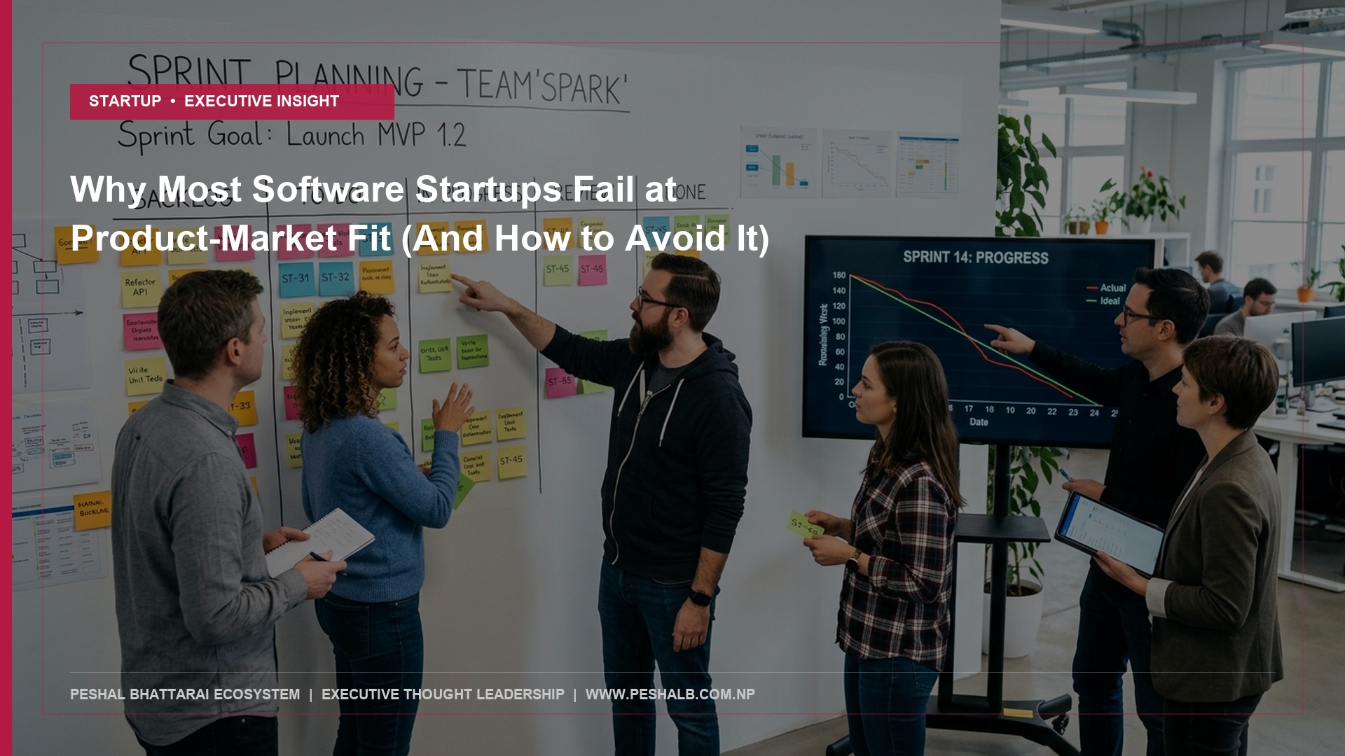Why Most Software Startups Fail at Product-Market Fit (And How to Avoid It) - Peshal Bhattarai Executive Thought Leadership